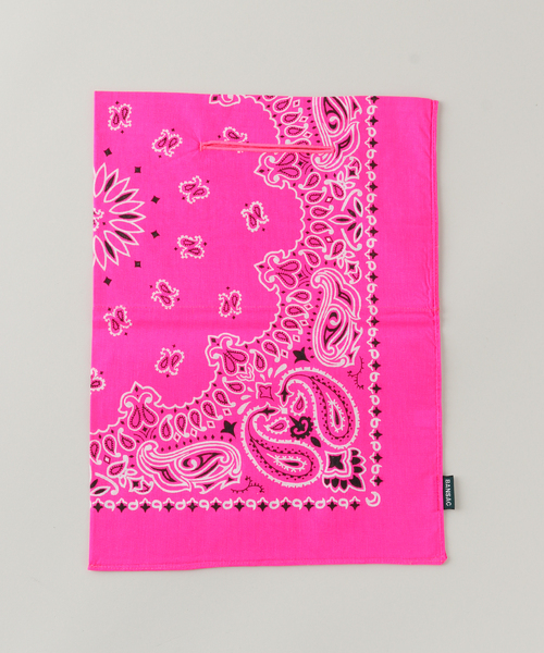 JOINT WORKS（ジョイントワークス）の「【BANSAC / バンサック】NEON PAISLEY（エコバッグ/サブバッグ・レディース・ピンク/オレンジ/イエロー/グリーン・FREE）」の3枚目の写真