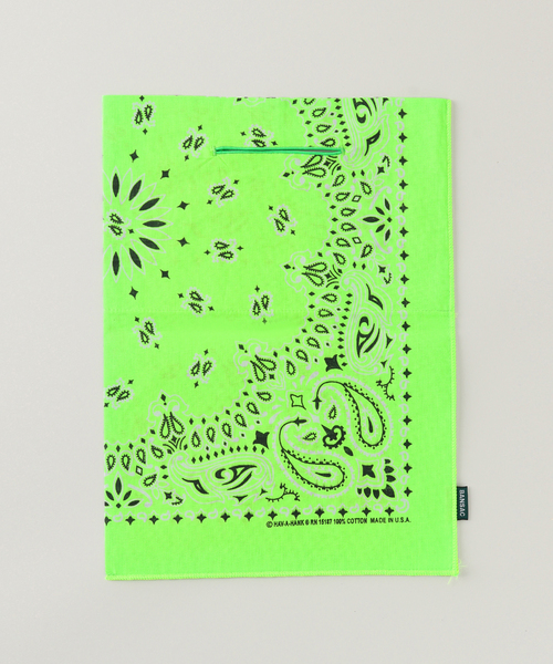 JOINT WORKS（ジョイントワークス）の「【BANSAC / バンサック】NEON PAISLEY（エコバッグ/サブバッグ・レディース・ピンク/オレンジ/イエロー/グリーン・FREE）」の2枚目の写真