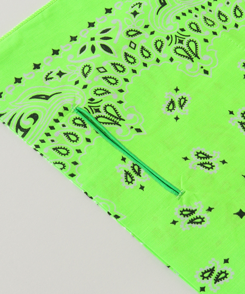 JOINT WORKS（ジョイントワークス）の「【BANSAC / バンサック】NEON PAISLEY（エコバッグ/サブバッグ・レディース・ピンク/オレンジ/イエロー/グリーン・FREE）」の9枚目の写真