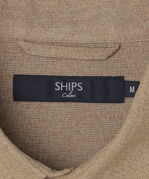 SHIPS Colors(シップス カラーズ)の「SHIPS Colors: 〈洗濯機可能〉シャリル ジャージー 半袖シャツ セットアップ対応(シャツ/ブラウス・メンズ・ネイビー/ブルー/ベージュ/ブラウン・X-LARGE/MEDIUM/LARGE)」の19枚目の写真