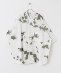 ARMY TWILL　PrintCottonPlainBig Shirts