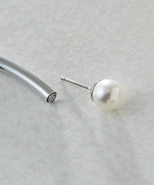 ear PAPILLONNER（イアパピヨネ）の「バックチェーンピアス（ピアス（片耳用）・レディース・ゴールド/シルバー・FREE）」の4枚目の写真