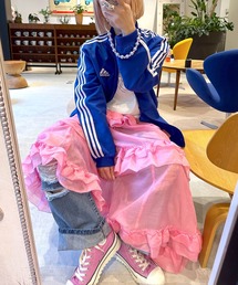 Alley by w closet | 【Alley】たっぷりフリルティアードシアースカート（ペチ付）(スカート)