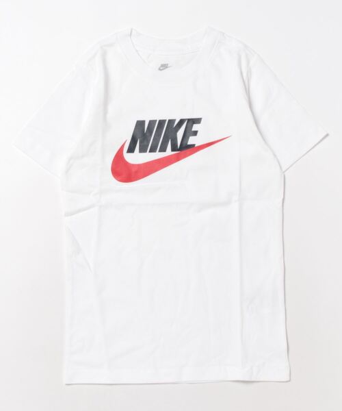NIKE（ナイキ）の「《NIKEアパレル》YTH ﾌｭｰﾁｭﾗ ｱｲｺﾝ TD Tｼｬﾂ（Tシャツ/カットソー・キッズ・ブラック×グレー/ホワイト/レッド/ライトブルー/グレー・160/150/140/130）」の2枚目の写真