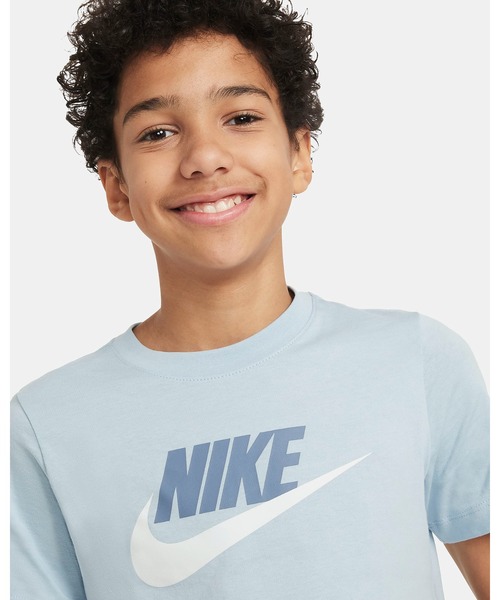 NIKE（ナイキ）の「《NIKEアパレル》YTH ﾌｭｰﾁｭﾗ ｱｲｺﾝ TD Tｼｬﾂ（Tシャツ/カットソー・キッズ・ブラック×グレー/ホワイト/レッド/ライトブルー/グレー・160/150/140/130）」の12枚目の写真