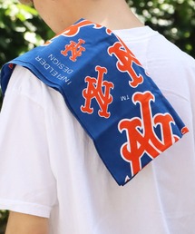 INFIELDER DESIGN（インフィールダーデザイン）の「INFIELDER DESIGN/インフィルダーデザイン×MLB/エムエルビー MLB LOGO STALL スカーフ 手ぬぐい（バンダナ/スカーフ・メンズ）」