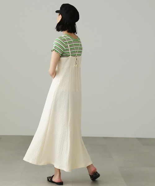 FREE'S MART（フリーズマート）の「◇[Sシリーズ対応]ワッシャーマーメイドキャミワンピース（ワンピース・レディース・ホワイト/ホワイト系その他/ブラック・SMALL/MEDIUM/X-SMALL）」の9枚目の写真