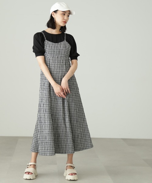 FREE'S MART（フリーズマート）の「◇[Sシリーズ対応]ワッシャーマーメイドキャミワンピース（ワンピース・レディース・ホワイト/ホワイト系その他/ブラック・SMALL/MEDIUM/X-SMALL）」の20枚目の写真