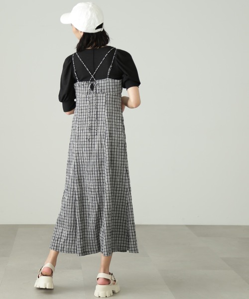 FREE'S MART（フリーズマート）の「◇[Sシリーズ対応]ワッシャーマーメイドキャミワンピース（ワンピース・レディース・ホワイト/ホワイト系その他/ブラック・SMALL/MEDIUM/X-SMALL）」の21枚目の写真