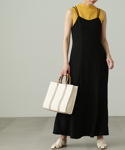 FREE'S MART（フリーズマート）の「◇[Sシリーズ対応]ワッシャーマーメイドキャミワンピース（ワンピース・レディース・ホワイト/ホワイト系その他/ブラック・SMALL/MEDIUM/X-SMALL）」の12枚目の写真