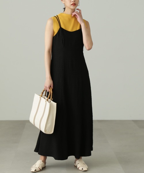 FREE'S MART（フリーズマート）の「◇[Sシリーズ対応]ワッシャーマーメイドキャミワンピース（ワンピース・レディース・ホワイト/ホワイト系その他/ブラック・SMALL/MEDIUM/X-SMALL）」の13枚目の写真