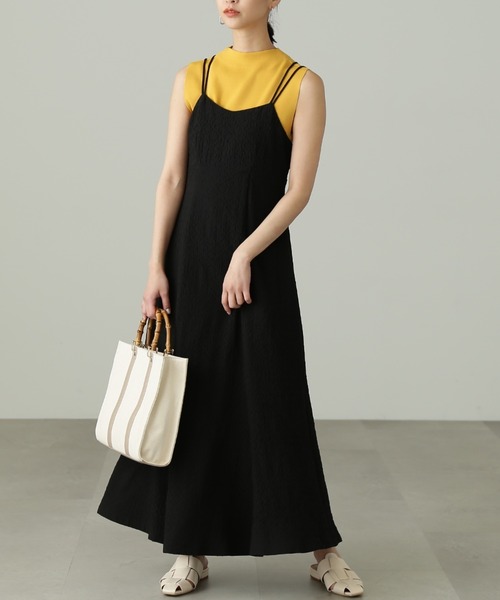 FREE'S MART（フリーズマート）の「◇[Sシリーズ対応]ワッシャーマーメイドキャミワンピース（ワンピース・レディース・ホワイト/ホワイト系その他/ブラック・SMALL/MEDIUM/X-SMALL）」の15枚目の写真