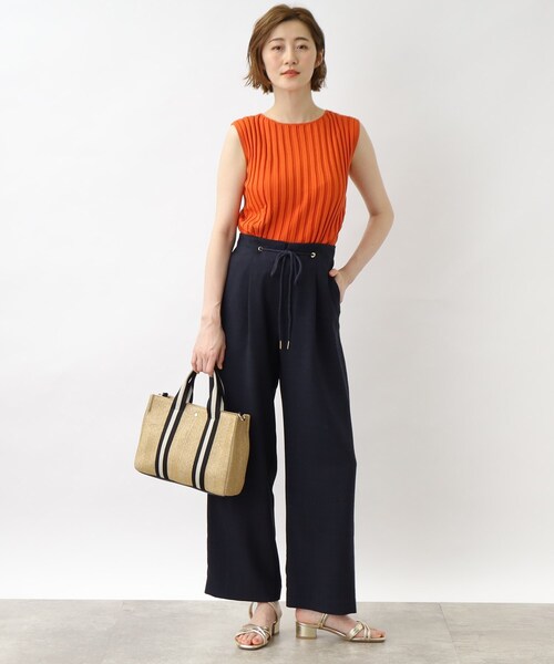 grove（グローブ）の「◆スクエアテープPP2WAYトート（トートバッグ・レディース・グレー/ベージュ系その他7/ゴールド/アイボリー・00）」の11枚目の写真