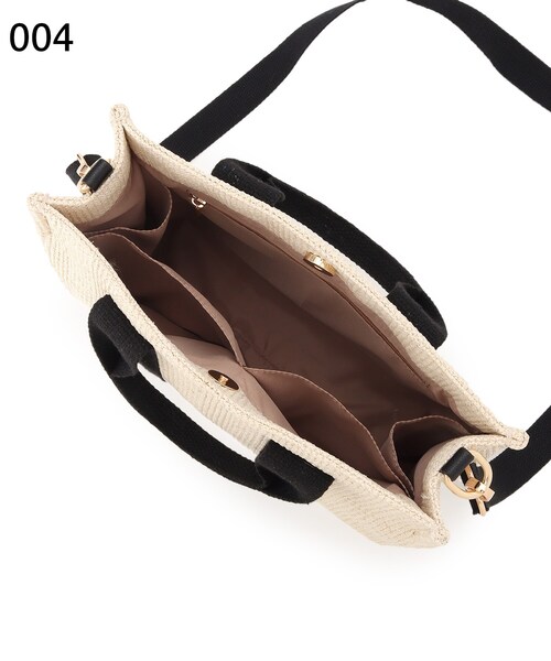 grove（グローブ）の「◆スクエアテープPP2WAYトート（トートバッグ・レディース・グレー/ベージュ系その他7/ゴールド/アイボリー・00）」の18枚目の写真