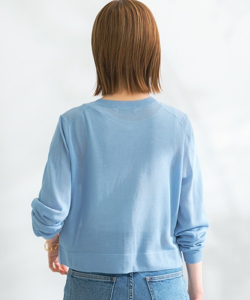 TORRAZZO DONNA リネン混パールボタンカーディガン TORRAZZO DONNA リネン混パールボタンカーディガン - メルカリ