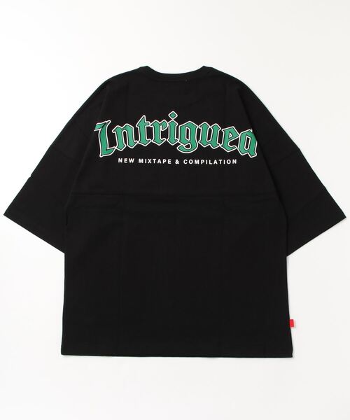 TRAP/U （トラップユー）の「バックプリント ドルマンスリーブ ビッグTシャツ / ミドルウエイト コットン天竺（Tシャツ/カットソー・メンズ・ブラック/ホワイト/オレンジ・F）」の22枚目の写真