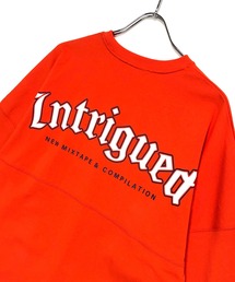 バックプリント ドルマンスリーブ ビッグTシャツ / ミドルウエイト コットン天竺