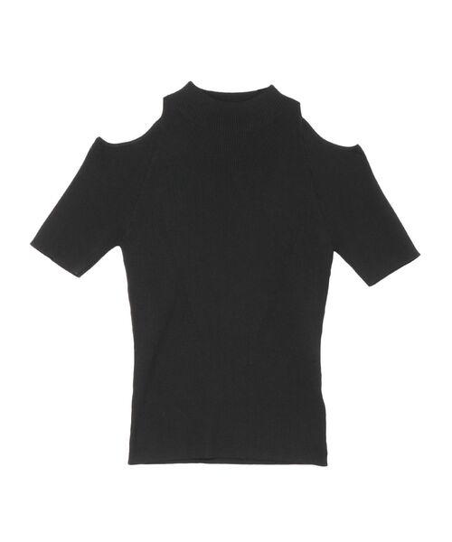 LAGUNAMOON（ラグナムーン）の「オープンショルダーニットプルオーバー（ニット/セーター・レディース・オレンジ/ブルー/アイボリー/ブラック・FREE）」の2枚目の写真