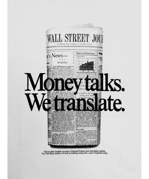 LVEU.（ラブユ.）の「【LVEU.】ジャーナルプリントオーバーTシャツ（Aiselect） / トップス Tシャツ 半袖 オーバー プリント グラフィック ブラック ホワイト（Tシャツ/カットソー・レディース・ホワイト/ブラック・FREE）」の14枚目の写真