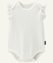 ソフト鹿の子袖フリルボディTシャツ