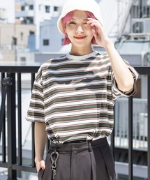 PBLIM | PAGEBOYLIM/マルチボーダーT(Tシャツ/カットソー)