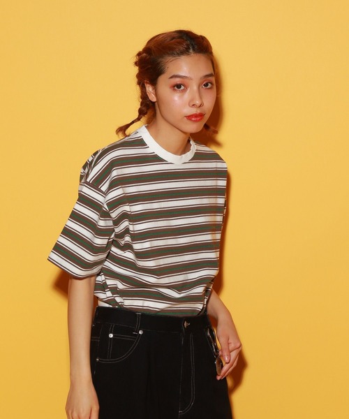 PBLIM(ページボーイリム)の「PBLIM/マルチボーダーT(Tシャツ/カットソー・レディース・ブラック系その他/ブルー系その他/ホワイト系その他・MEDIUM/LARGE)」の15枚目の写真