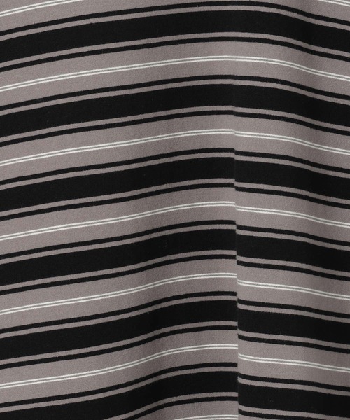 PBLIM(ページボーイリム)の「PBLIM/マルチボーダーT(Tシャツ/カットソー・レディース・ブラック系その他/ブルー系その他/ホワイト系その他・MEDIUM/LARGE)」の6枚目の写真