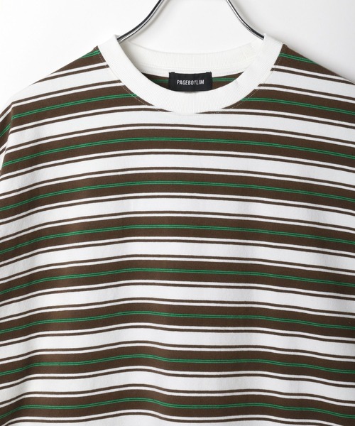 PBLIM(ページボーイリム)の「PBLIM/マルチボーダーT(Tシャツ/カットソー・レディース・ブラック系その他/ブルー系その他/ホワイト系その他・MEDIUM/LARGE)」の21枚目の写真