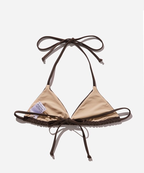 Saturdays NYC（サタデーズ ニューヨークシティ ）の「Natalia Triangle Bikini Top（水着・レディース・ブラウン系その他2・X-SMALL/S）」の2枚目の写真