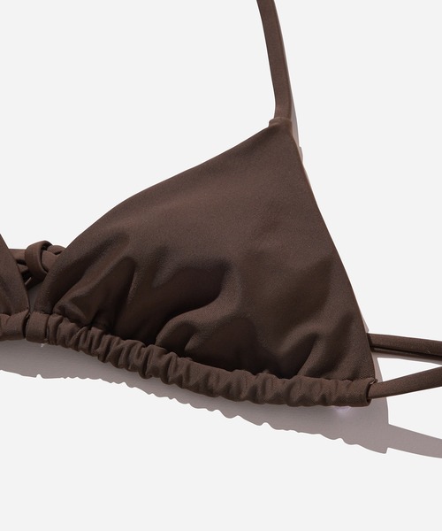 Saturdays NYC（サタデーズ ニューヨークシティ ）の「Natalia Triangle Bikini Top（水着・レディース・ブラウン系その他2・X-SMALL/S）」の9枚目の写真