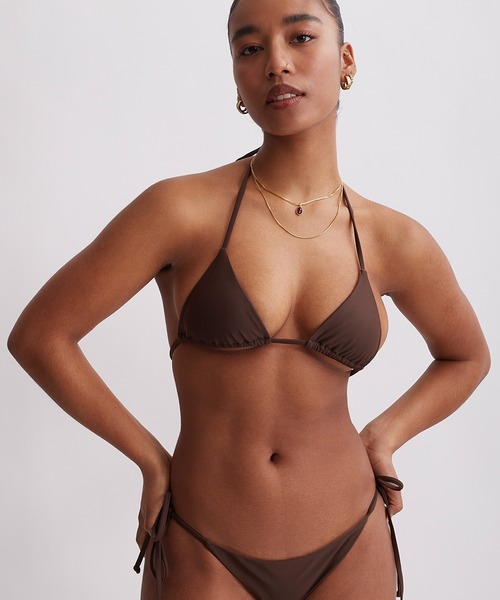 Saturdays NYC（サタデーズ ニューヨークシティ ）の「Natalia Triangle Bikini Top（水着・レディース・ブラウン系その他2・X-SMALL/S）」の6枚目の写真