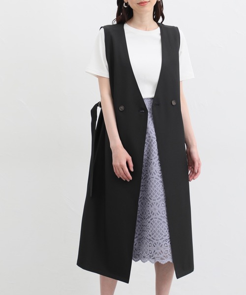 Honeys（ハニーズ）の「ジレ風ワンピース（ベスト）」 - WEAR