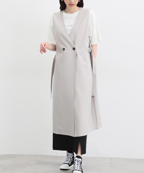 Honeys（ハニーズ）の「ジレ風ワンピース（ベスト）」 - WEAR