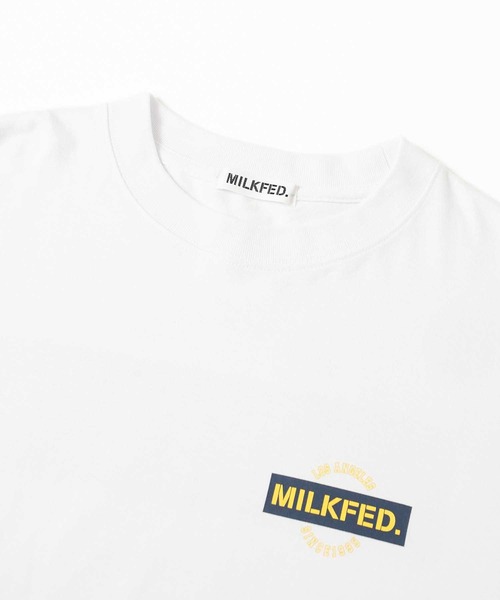 MILKFED.（ミルクフェド）の「STENCIL BOX WIDE L/S TEE（Tシャツ/カットソー・レディース・ライトブルー/ホワイト/ブラック/ピンク・L/M）」の11枚目の写真