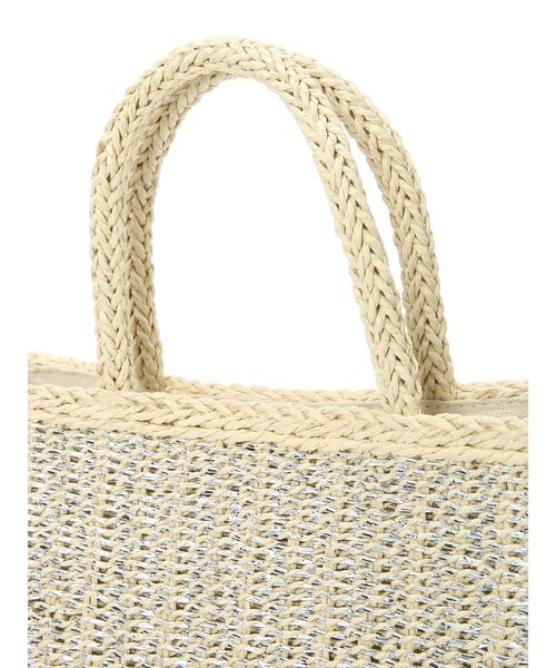 Green Parks(グリーンパークス)の「・ラメカゴバッグ(エコバッグ/サブバッグ・レディース・ブラック/シルバー/ゴールド・FREE)」の5枚目の写真