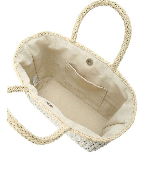 Green Parks(グリーンパークス)の「・ラメカゴバッグ(エコバッグ/サブバッグ・レディース・ブラック/シルバー/ゴールド・FREE)」の12枚目の写真