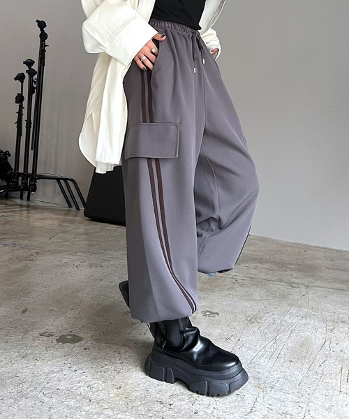 PAGEBOY（ページボーイ）の「ラインミリタリーパンツ（その他