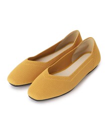 SHOO・LA・RUE | 洗えてサラサラスクエアニットパンプス(パンプス)