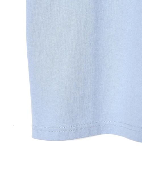 Alley by w closet（アリーバイダブルクローゼット）の「【Alley】うさぎプリントリンガーT（Tシャツ/カットソー・レディース・ベージュ/ピンク/ブルー/スミクロ・FREE）」の8枚目の写真