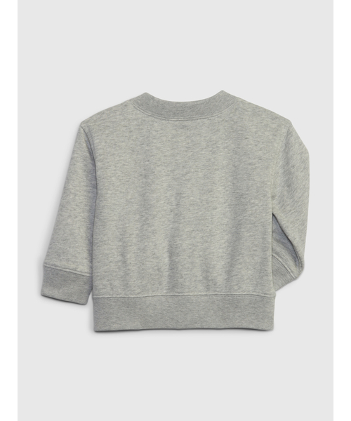 GAP（ギャップ）の「スウェットVネックカーディガン (ベビー)（カーディガン/ボレロ・キッズ・ライトグレー/ネイビー/ベージュ・6-12M/12-18M/18-24M/2 YRS/3 YRS/5 YRS/4 YRS/3-6M）」の4枚目の写真