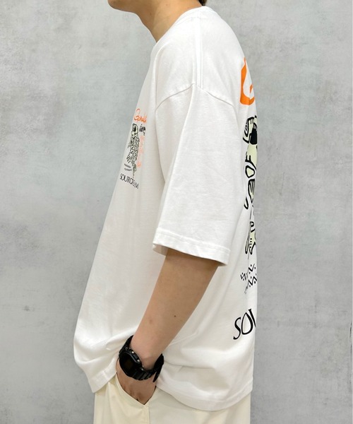 Sourcream(サワークリーム)の「【Gamakatsu×Sourcream】フィッシュボーンビッグTEE(Tシャツ/カットソー・メンズ・ブラック/ホワイト・FREE)」の21枚目の写真