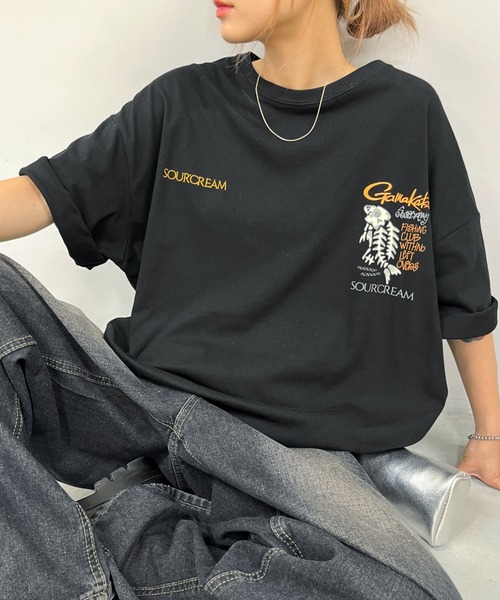 セール】【Gamakatsu×Sourcream】フィッシュボーンビッグTEE（T
