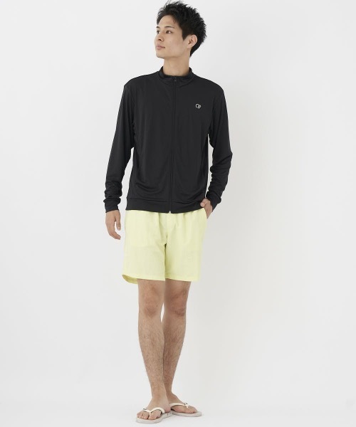 Ocean Pacific（オーシャンパシフィック）の「【OP:オーピー】スタンドラッシュガード　水着（ラッシュガード・メンズ・ホワイト/ブラック・X-LARGE/LARGE/MEDIUM）」の17枚目の写真