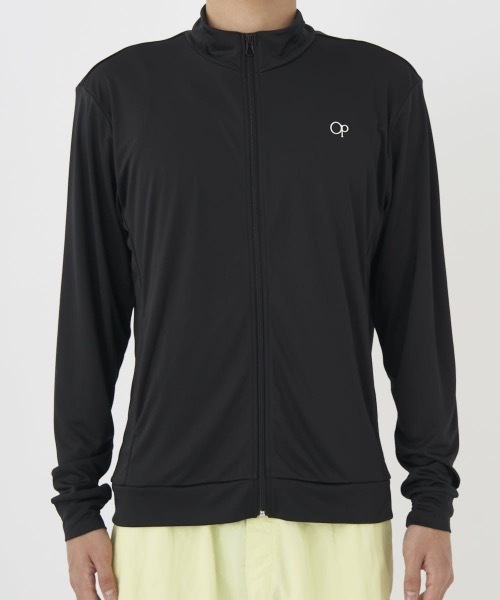 Ocean Pacific（オーシャンパシフィック）の「【OP:オーピー】スタンドラッシュガード　水着（ラッシュガード・メンズ・ホワイト/ブラック・X-LARGE/LARGE/MEDIUM）」の4枚目の写真