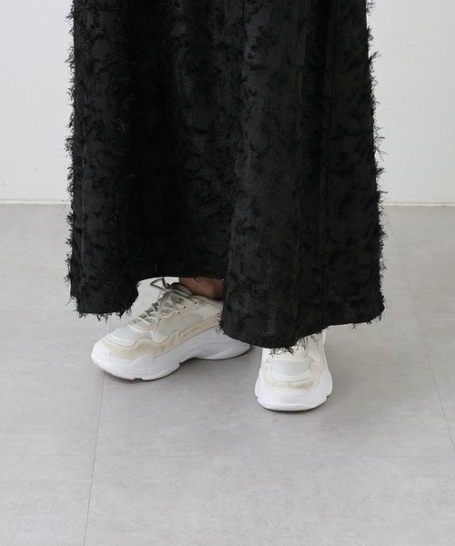 COLONY 2139(コロニートゥーワンスリーナイン)の「フリンジジャガードキャミワンピース(ワンピース・レディース・アイボリー/ブラック・FREE)」の20枚目の写真