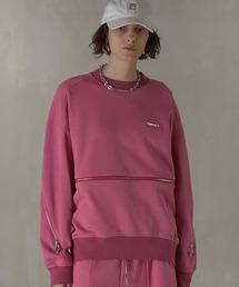 PRANK PROJECT | ファスナースリットリブダンボールニットトップ / Zipper Slit Ribbed Cardboard Knit Top(ニット/セーター)