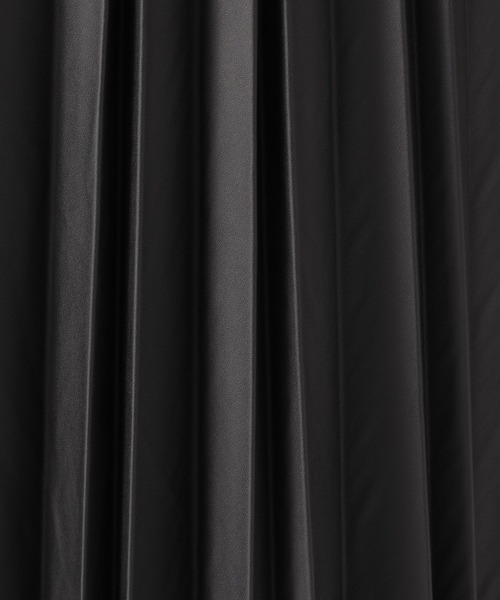 niko and...(ニコアンド)の「レザーライクロングプリーツスカート(スカート・レディース・ブラック/アイボリー/イエロー×ブラック・MEDIUM/LARGE)」の14枚目の写真