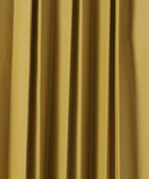 niko and...(ニコアンド)の「レザーライクロングプリーツスカート(スカート・レディース・ブラック/アイボリー/イエロー×ブラック・MEDIUM/LARGE)」の16枚目の写真