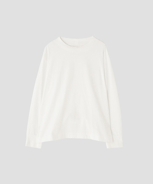 MHL.(エムエイチエル)の「LIGHTWEIGHT MATT COTTON JERSEY(Tシャツ/カットソー・レディース・ホワイト/レッド系その他3・2)」の12枚目の写真