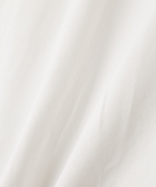 MHL.(エムエイチエル)の「LIGHTWEIGHT MATT COTTON JERSEY(Tシャツ/カットソー・レディース・ホワイト/レッド系その他3・2)」の3枚目の写真